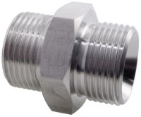 Hydraulic Hexagon Nipple BSPP 316 Stainless Steel