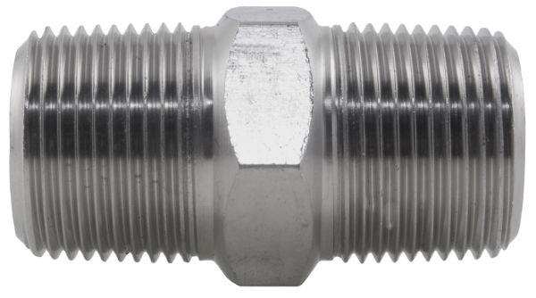 NPT Hexagon Nipple 3000LB 316 Stainless Steel