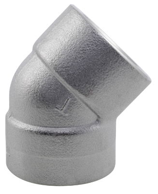 Socket Weld (SW) 45° Elbow 3000LB 304 Stainless Steel