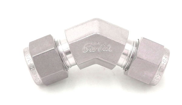 45deg Equal Elbow Twin Ferrule Stainless Steel