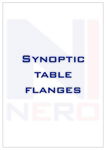 synoptic table flanges