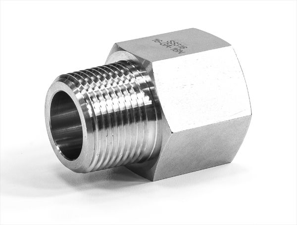 Female/Male Hydraulic Adaptor NPT 316 Stainless Steel