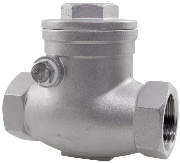 Swing Check Valve BSPP 316 Stainless Steel