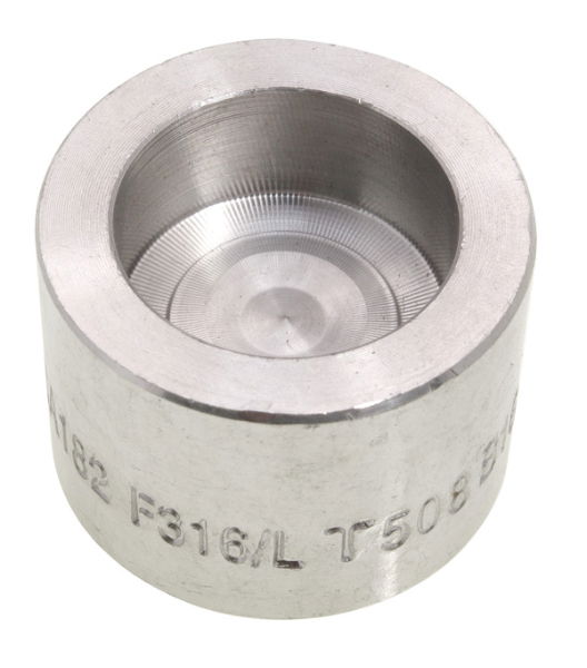 Socket Weld (SW) Round Cap 3000LB 316 Stainless Steel