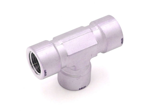 NPT Female X Female X Female Equal Tee 316 Stainless Steel Instrumentation Fittings