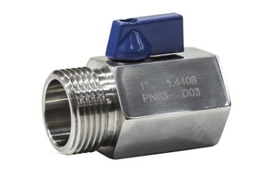 Mini Ball Valve Male/Female 316 Stainless Steel