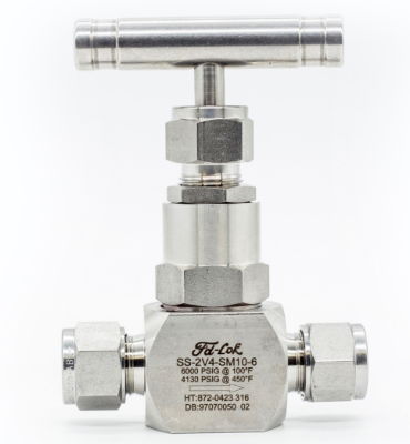 Compression Ended Needle Valve 6,000psi 316 Stainless Steel