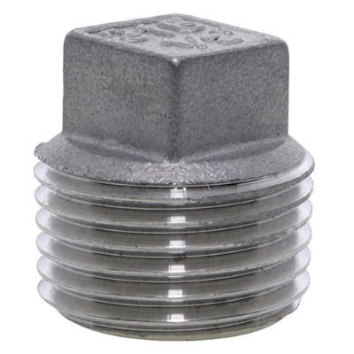 NPT Square Head Plug 150LB 316 Stainless Steel