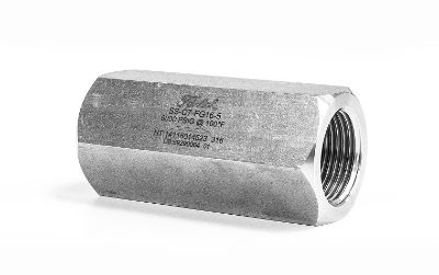 Piston Check Valve NPT 6000 PSI 316 Stainless Steel