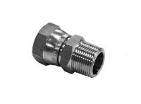 Hydraulic BSPP Cone Seat Swivel Female X BSPT Male Adaptor 316 Stainless Steel