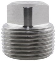 NPT Square Head Plug 6000LB 316 Stainless Steel