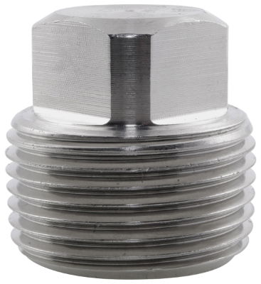 NPT Square Head Plug 6000LB 316 Stainless Steel