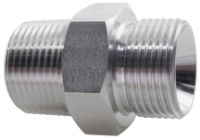 Hydraulic Hexagon Nipple BSPP/BSPT 316 Stainless Steel