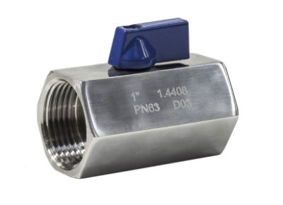 Mini Ball Valve Female/Female 316 Stainless Steel