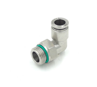 Male Swivel Elbow BSPP Push In Fittings Stainless Steel 316